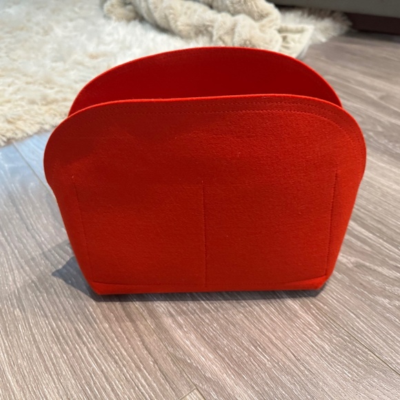 SAMORGA - red felt liner for Louis Vuitton Alma PM handbag - GREAT condition! - Picture 1 of 8